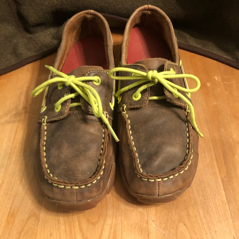 Youth Twisted X Boat Shoes